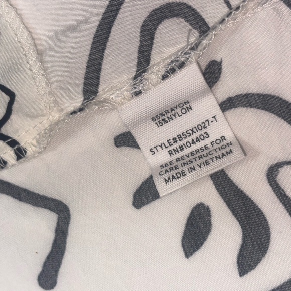 Elena Doodle Print Tank Top (also known as the Sketch Print Tank) Blu Pepper - Picture 8 of 9